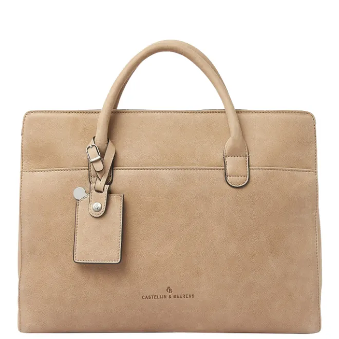 Outlet Castelijn & Beerens Carisma Laptopbag 15.6" beige