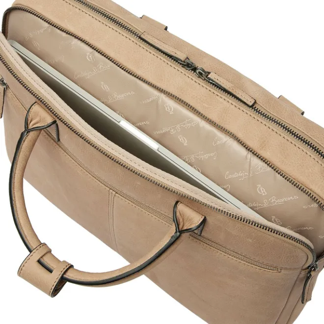Online Castelijn & Beerens Carisma Laptopbag 15.6" beige