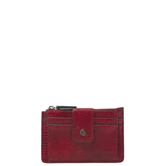 Sale Castelijn & Beerens Donna Mini Wallet 7 Pasjes RFID rood