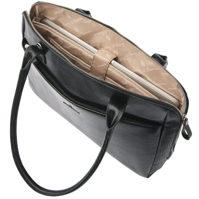 New Castelijn & Beerens Donna Vera Schoudertas 15.6" RFID zwart