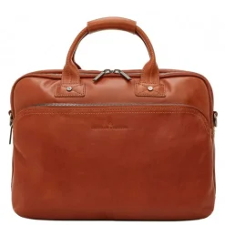 Castelijn & Beerens Firenze Business Laptoptas 15.6" 3 vaks licht bruin