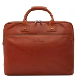 Sale Castelijn & Beerens Firenze Business Laptoptas 17" licht bruin