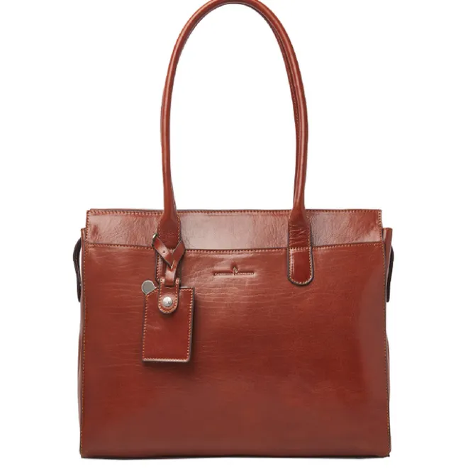 Discount Castelijn & Beerens Gaucho Ellen Laptop Shoulderbag 15.6'' cognac