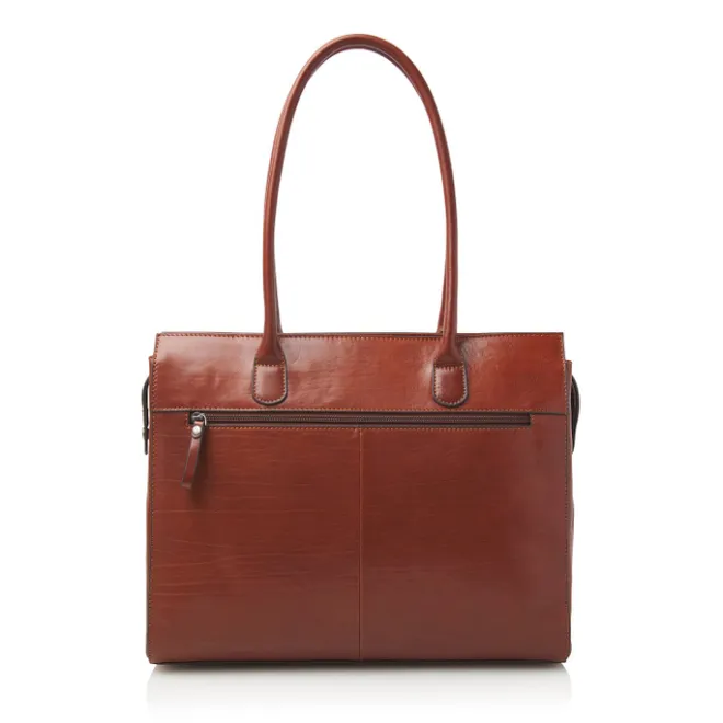 Discount Castelijn & Beerens Gaucho Ellen Laptop Shoulderbag 15.6'' cognac