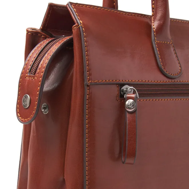 Discount Castelijn & Beerens Gaucho Ellen Laptop Shoulderbag 15.6'' cognac