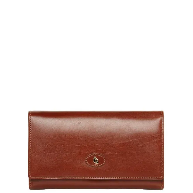 Outlet Castelijn & Beerens Gaucho Dames Portemonnee 6 Pasjes cognac