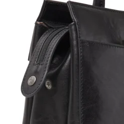 Outlet Castelijn & Beerens Gaucho Ellen Laptop Shoulderbag 15.6'' zwart