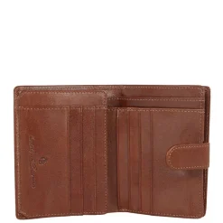 New Castelijn & Beerens Gaucho Portefeuille met Rits cognac