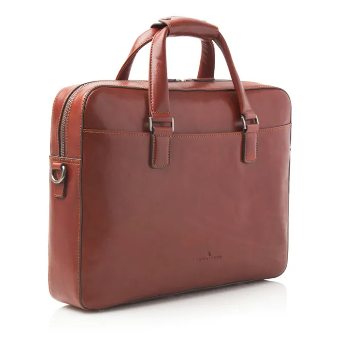 Discount Castelijn & Beerens Gaucho Ted Laptop Bag 15.6'' cognac