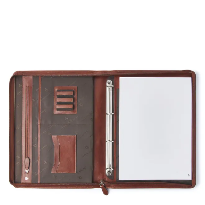 Discount Castelijn & Beerens Gaucho A4 Conference Folder Zip-Around cognac