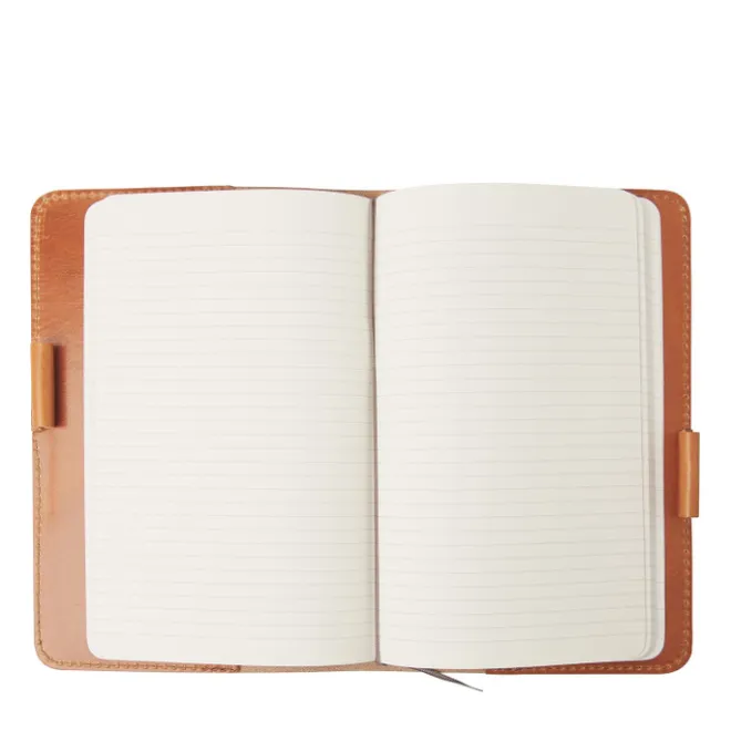 Discount Castelijn & Beerens Gaucho Notebook Cover A5 Moleskine cognac