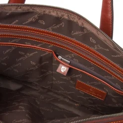Outlet Castelijn & Beerens Gaucho Paul Laptop Bag 15.6'' cognac