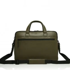 Best Castelijn & Beerens Nappa X Charlie Laptop / Tablet Tas 15.6'' dark millitary