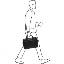 Outlet Castelijn & Beerens Nappa X Charlie Laptop / Tablet Tas 15.6'' geel