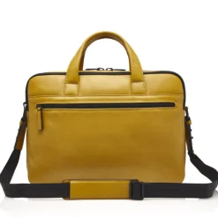 Outlet Castelijn & Beerens Nappa X Charlie Laptop / Tablet Tas 15.6'' geel