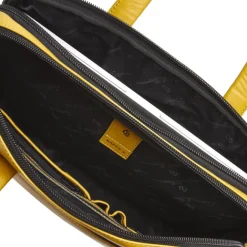 Outlet Castelijn & Beerens Nappa X Charlie Laptop / Tablet Tas 15.6'' geel
