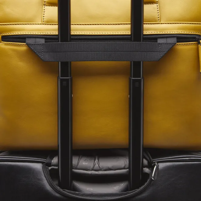 Outlet Castelijn & Beerens Nappa X Charlie Laptop / Tablet Tas 15.6'' geel