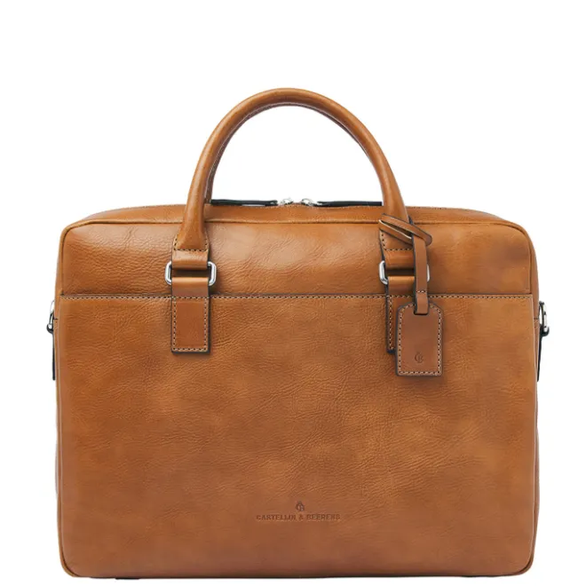 Sale Castelijn & Beerens Peter Laptopbag 15.6" RFID light brown