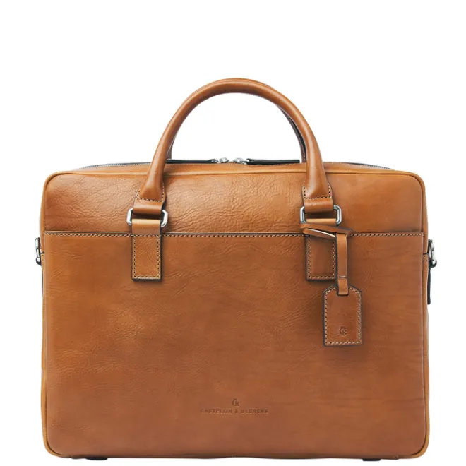 Hot Castelijn & Beerens Rick Laptopbag 15.6" RFID light brown