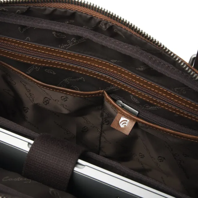 New Castelijn & Beerens Rien Laptoptas 15.6'' RFID natural