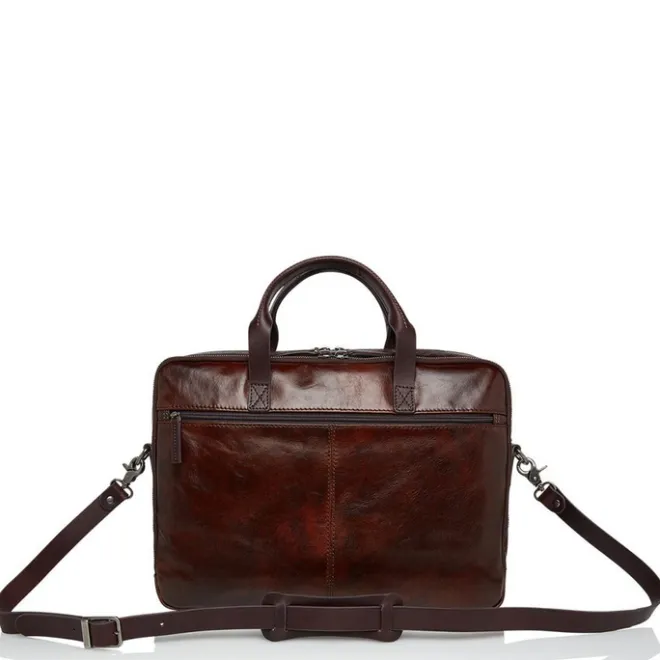 Hot Castelijn & Beerens Rien Laptoptas 15.6'' RFID cognac
