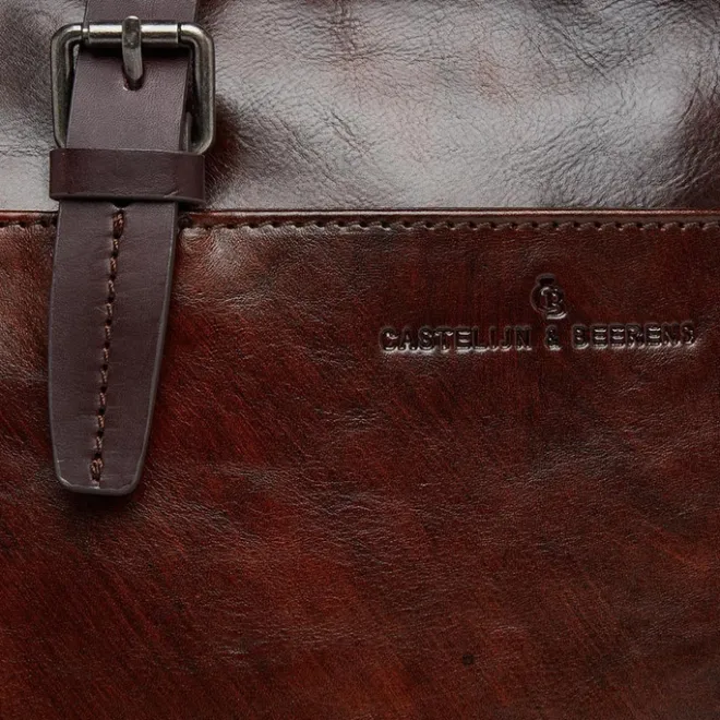 Hot Castelijn & Beerens Rien Laptoptas 15.6'' RFID cognac