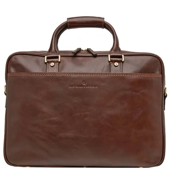 Hot Castelijn & Beerens Verona Business Laptoptas 15.6" mokka
