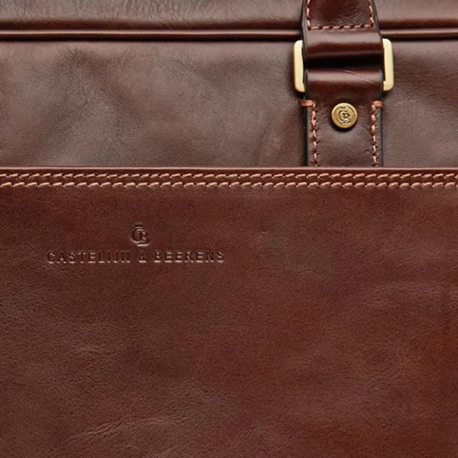 Hot Castelijn & Beerens Verona Business Laptoptas 15.6" mokka