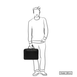 Sale Castelijn & Beerens Verona Business Laptoptas 15.6" mocca