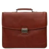 Castelijn & Beerens Verona Laptoptas 15.6" 3-vaks licht bruin