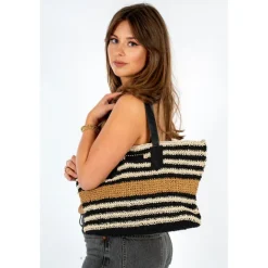 Chabo Raffia Shopper Capri multi