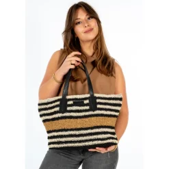 Chabo Raffia Shopper Capri multi