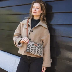 Best Chabo Romio Jaquard Crossbody cognac