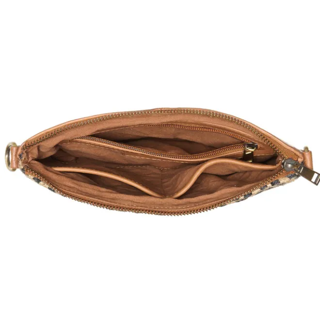Best Chabo Romio Jaquard Crossbody cognac