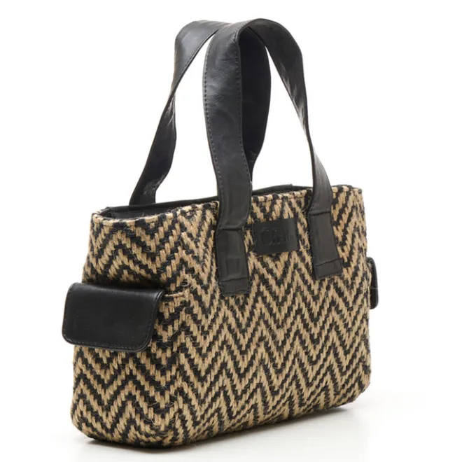 New Chabo Romio Jaquard Handbag black