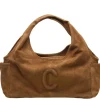Online Chabo Suede Sophie Mini Shopper light cognac