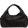 New Chabo Suede Sophie Mini Shopper black