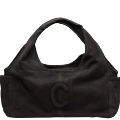 New Chabo Suede Sophie Mini Shopper black