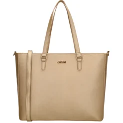 Best Charm London Birmingham II Shoulderbag 15.6" light gold