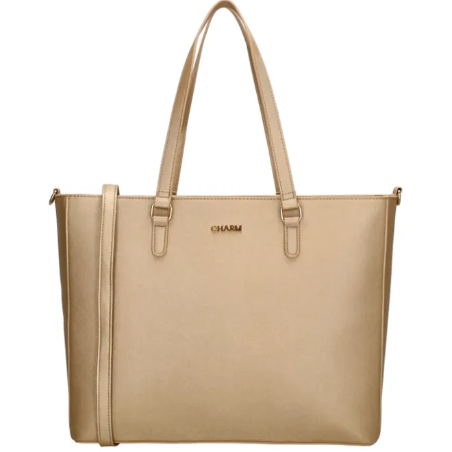 Best Charm London Birmingham II Shoulderbag 15.6" light gold