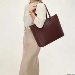 New Charm London Birmingham Shopper red