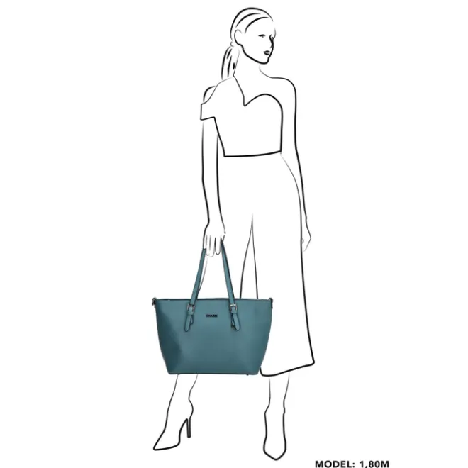 Discount Charm London Birmingham Shopper zwart