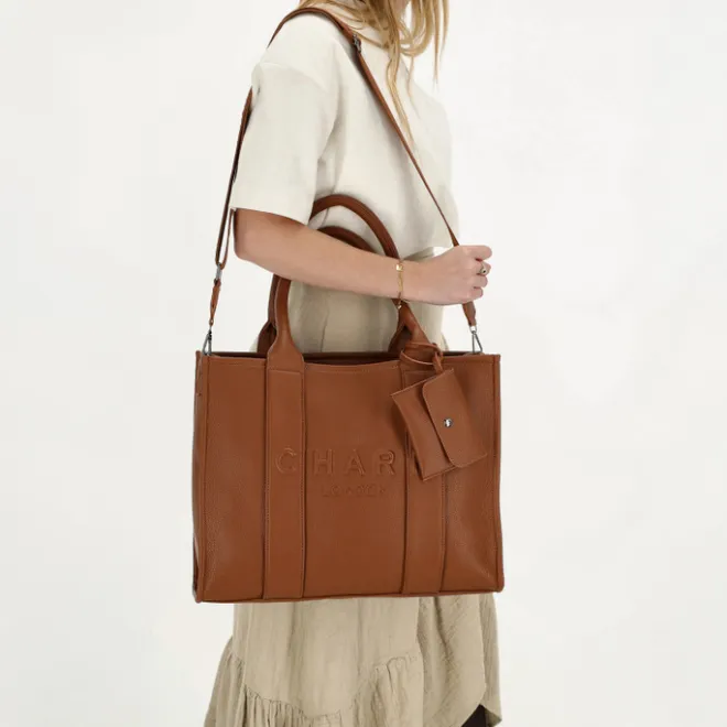 Outlet Charm London Bond Laptopbag brown