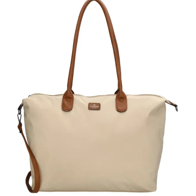 Outlet Charm London Buckingham Laptopbag sand