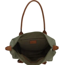 New Charm London Buckingham Shopper olijfgroen