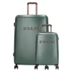 New Charm London Capetown Trolley Set dark green