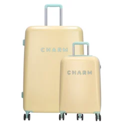 Outlet Charm London Capetown Trolley Set soft yellow