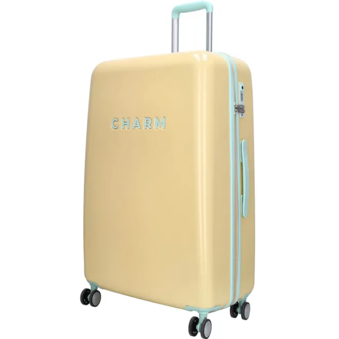 Outlet Charm London Capetown Trolley Set soft yellow