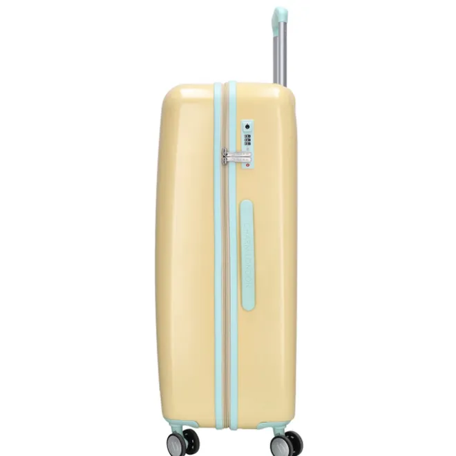 Outlet Charm London Capetown Trolley Set soft yellow