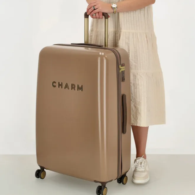 Online Charm London Capetown Trolley L taupe